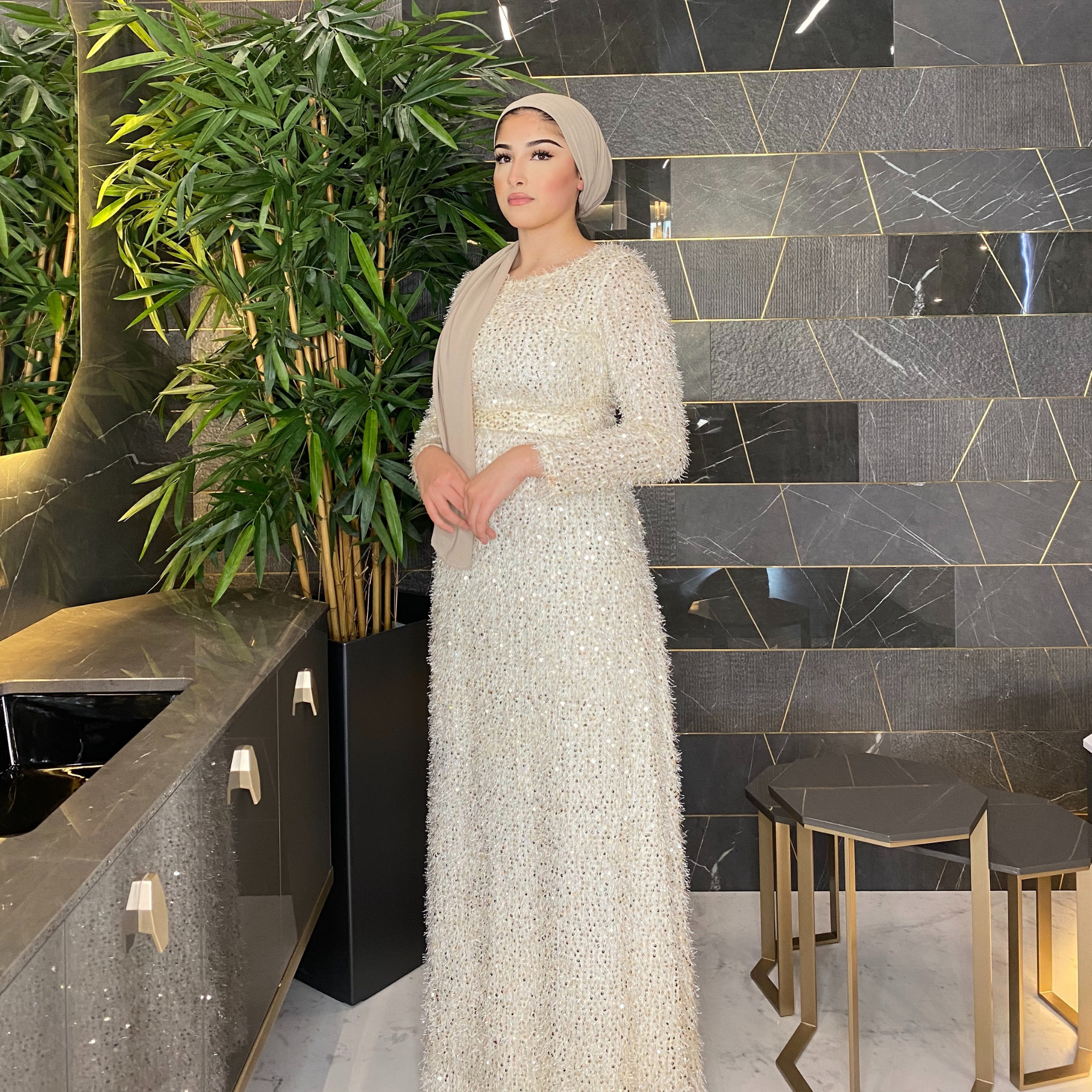 Modest Lace Formal Evening Gowns Princess Ball Gown V Neck Long Sleeves  Gorgeous Women Formal Wedding Dresses Satin Gothic Outfi - AliExpress